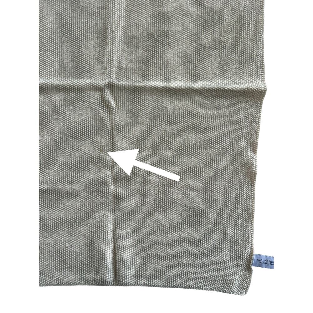 The Farmhouse Rachel Ashwell 100% Cotton Waffle Weave Kitchen Towel Cream - Picture 5 of 5